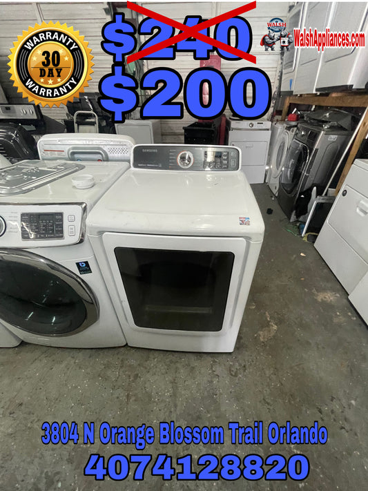 🔥 Samsung DV48J7700EW/A2 Electric Dryer