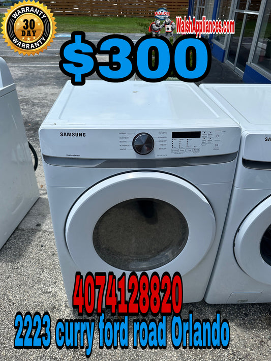 Samsung 7.5 cu. ft. Electric Dryer with Sensor Dry