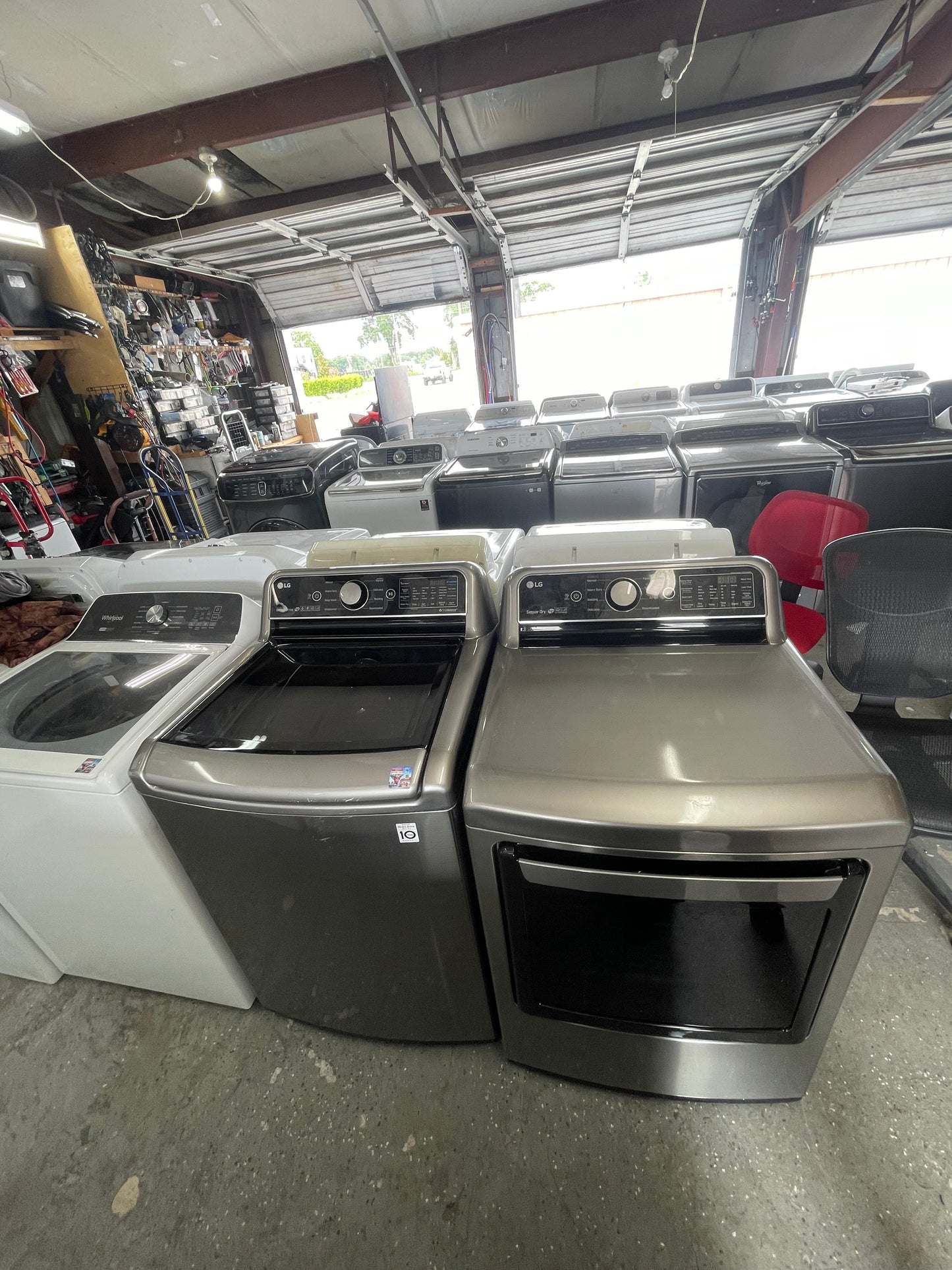 Lg Washer And Electric Dryer Set