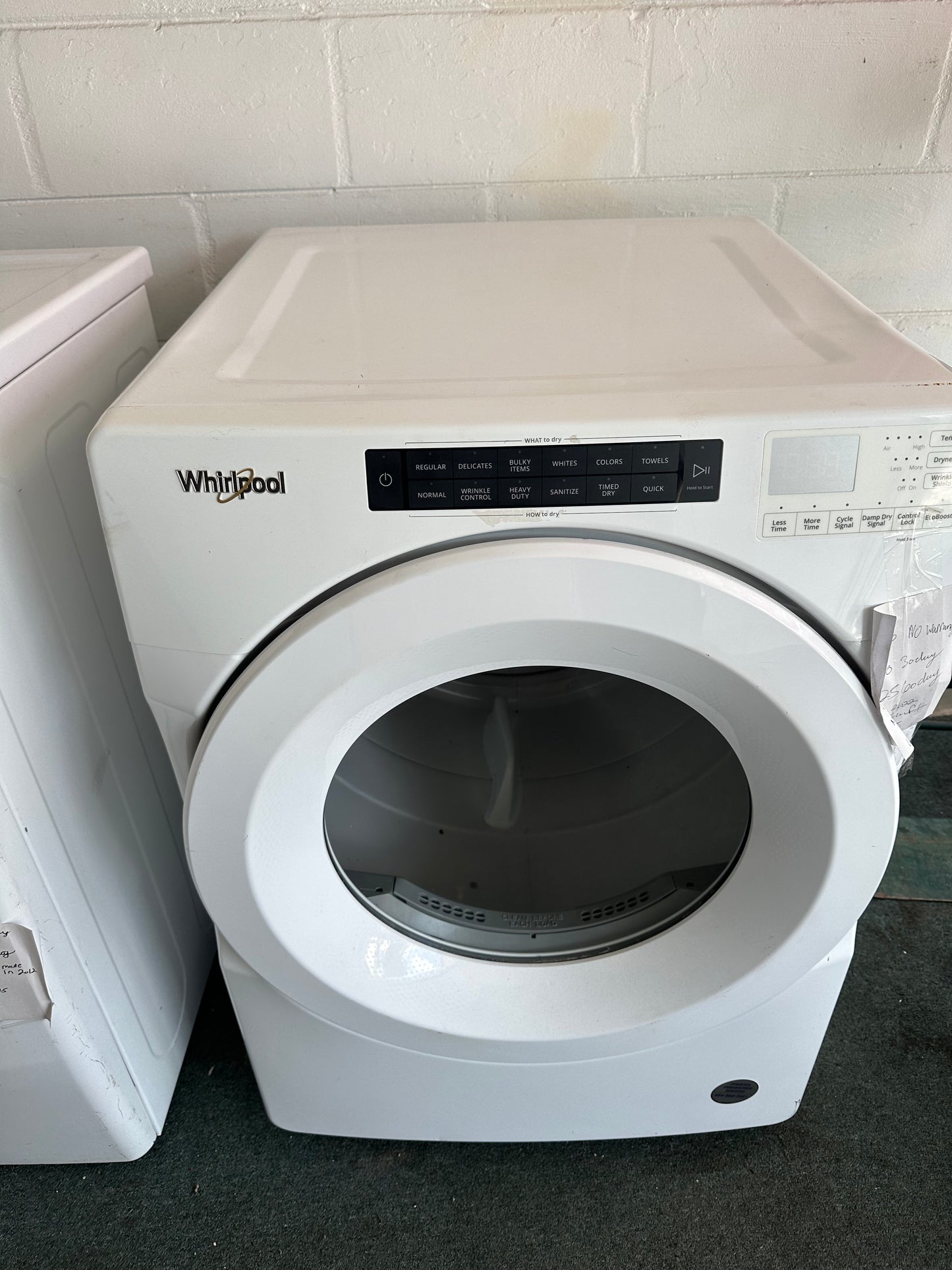Whirlpool 7.4 cu. ft. Front Load Electric Dryer with Intuitive Touch Controls