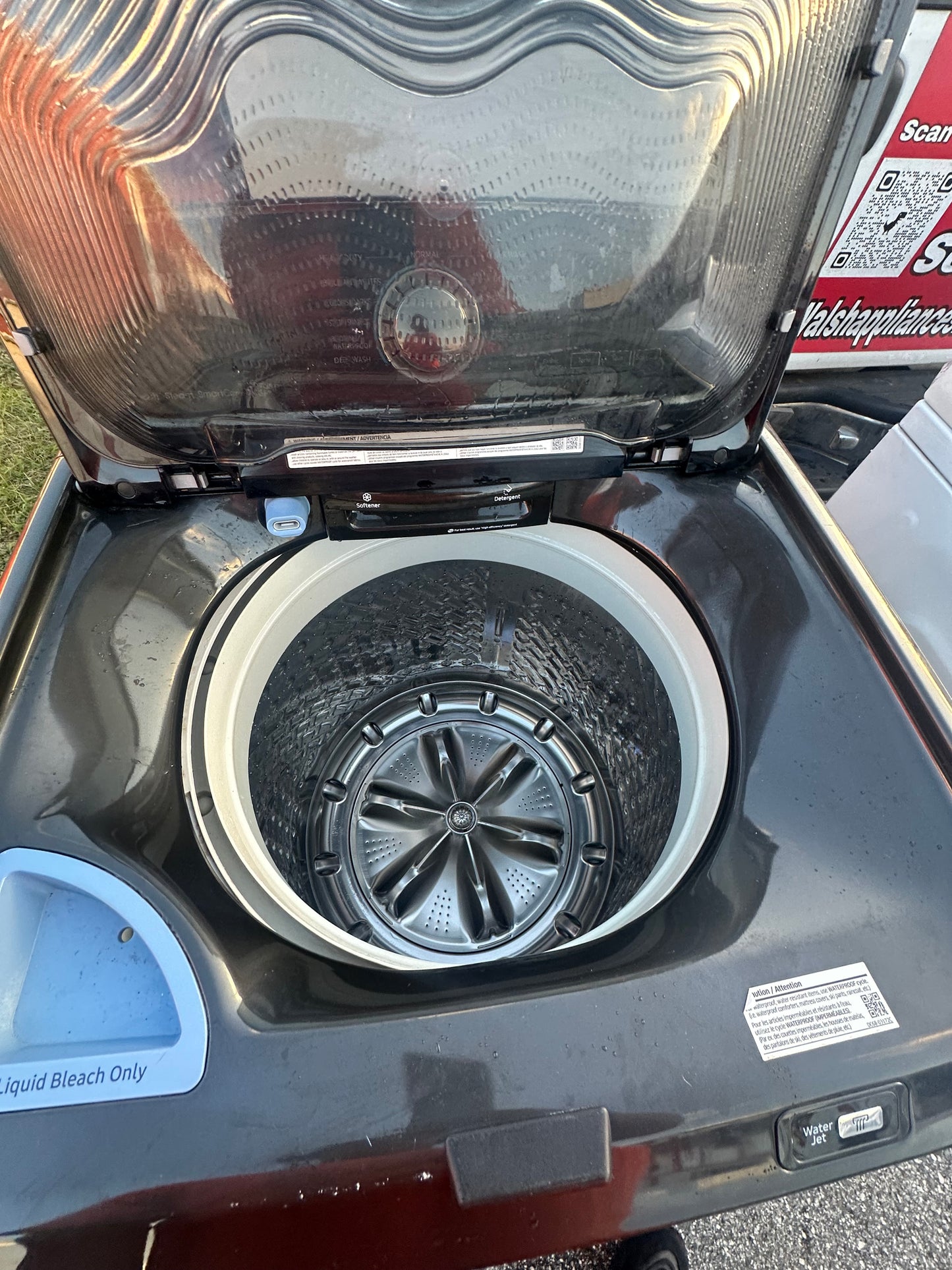 Samsung Washer - Black Stainless Steel - 27 Inch Top Load Washer with 5.2 Cu. Ft. Capacity