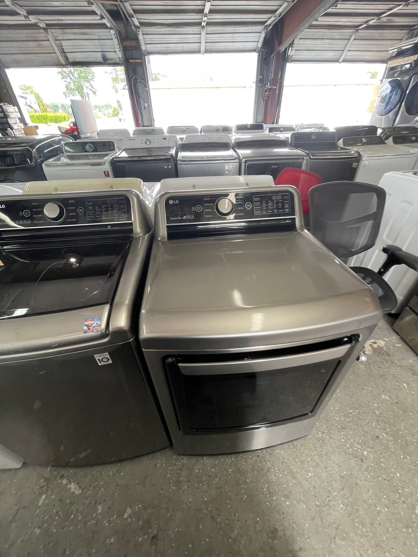 Lg Washer And Electric Dryer Set