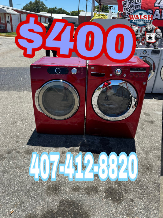Lg Washer And Electric Dryer Set