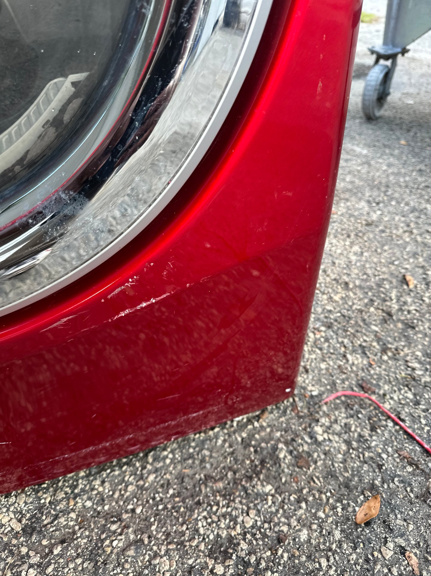 LG DLE7177RM Electric Dryer (Cherry Red)