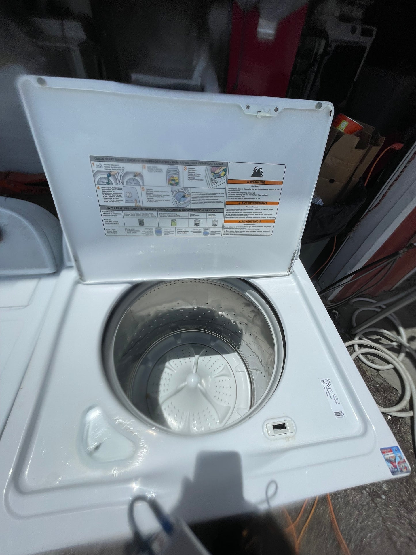 Samsung Washer And Electric Dryer Set