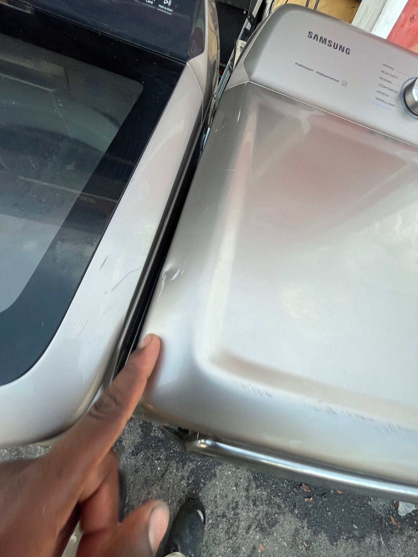 Samsung Champagne Washer and ElectricDryer