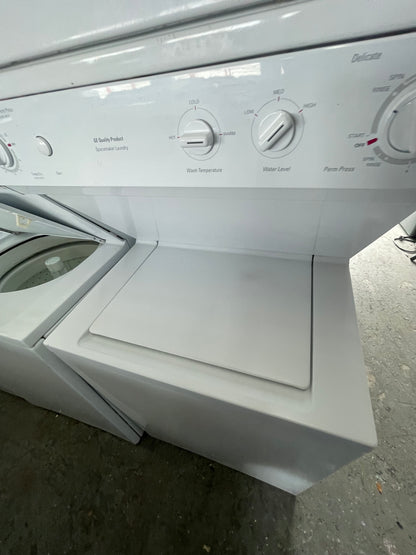 GE® 27" Unitized Spacemaker® Washer and Electric Dryer