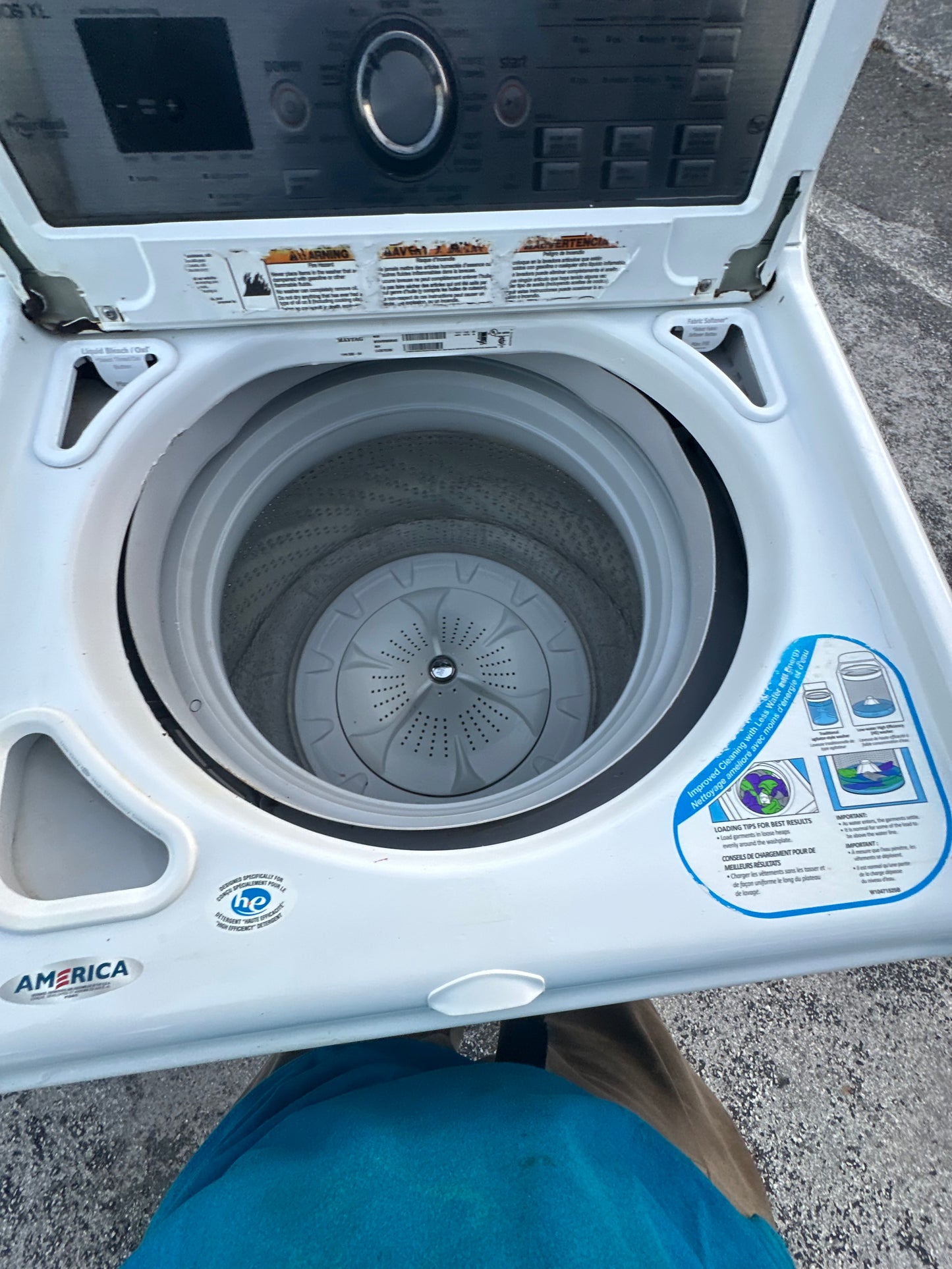 Maytag Bravos XL Top Load Washer – Model MVWB980BW0 (4.3 cu. ft.)