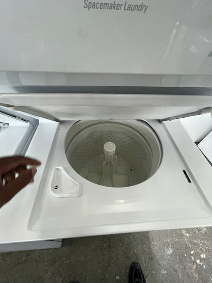 GE® 27" Unitized Spacemaker® Washer and Electric Dryer