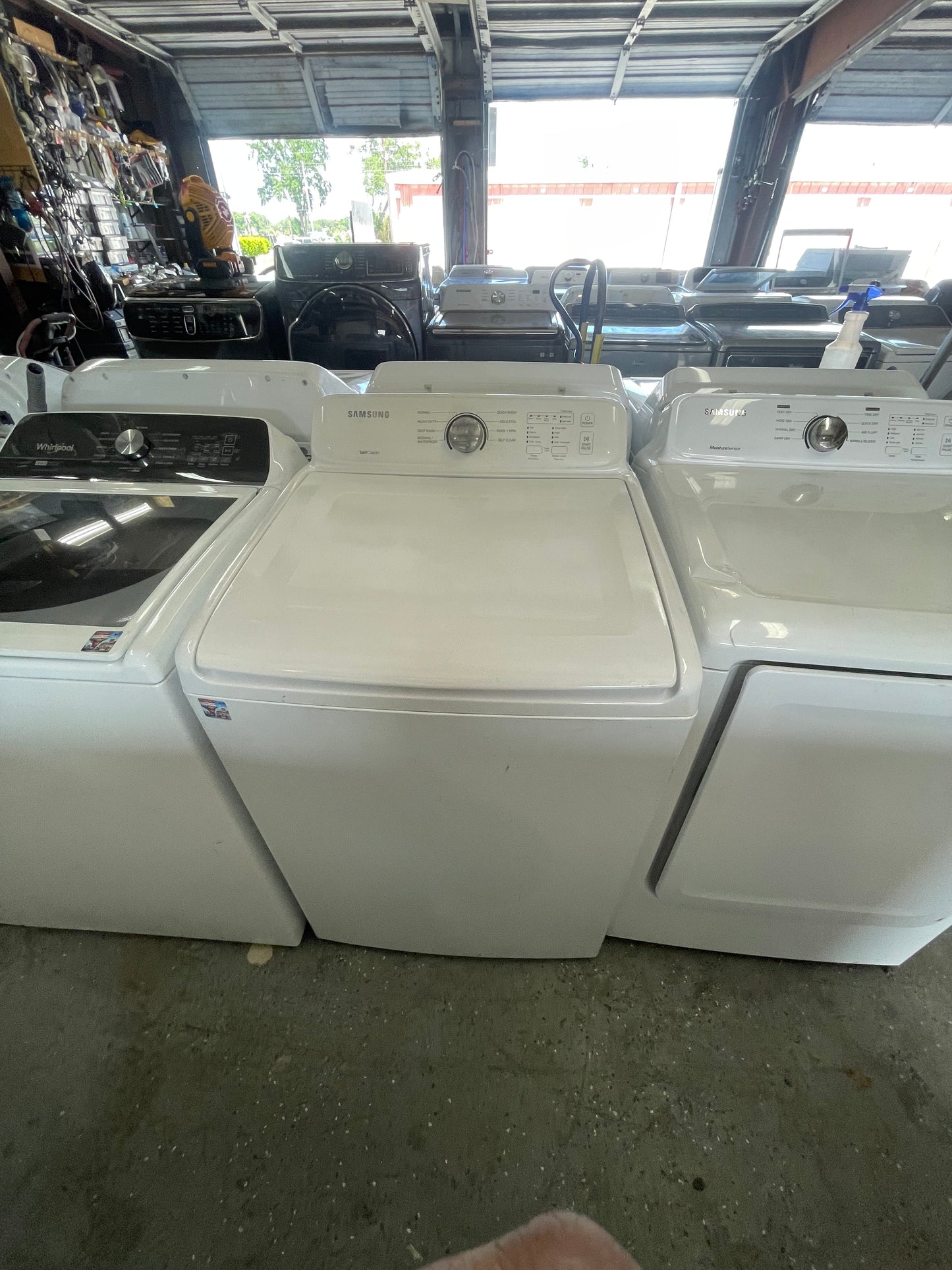 Samsung Washer And Electric Dryer Set
