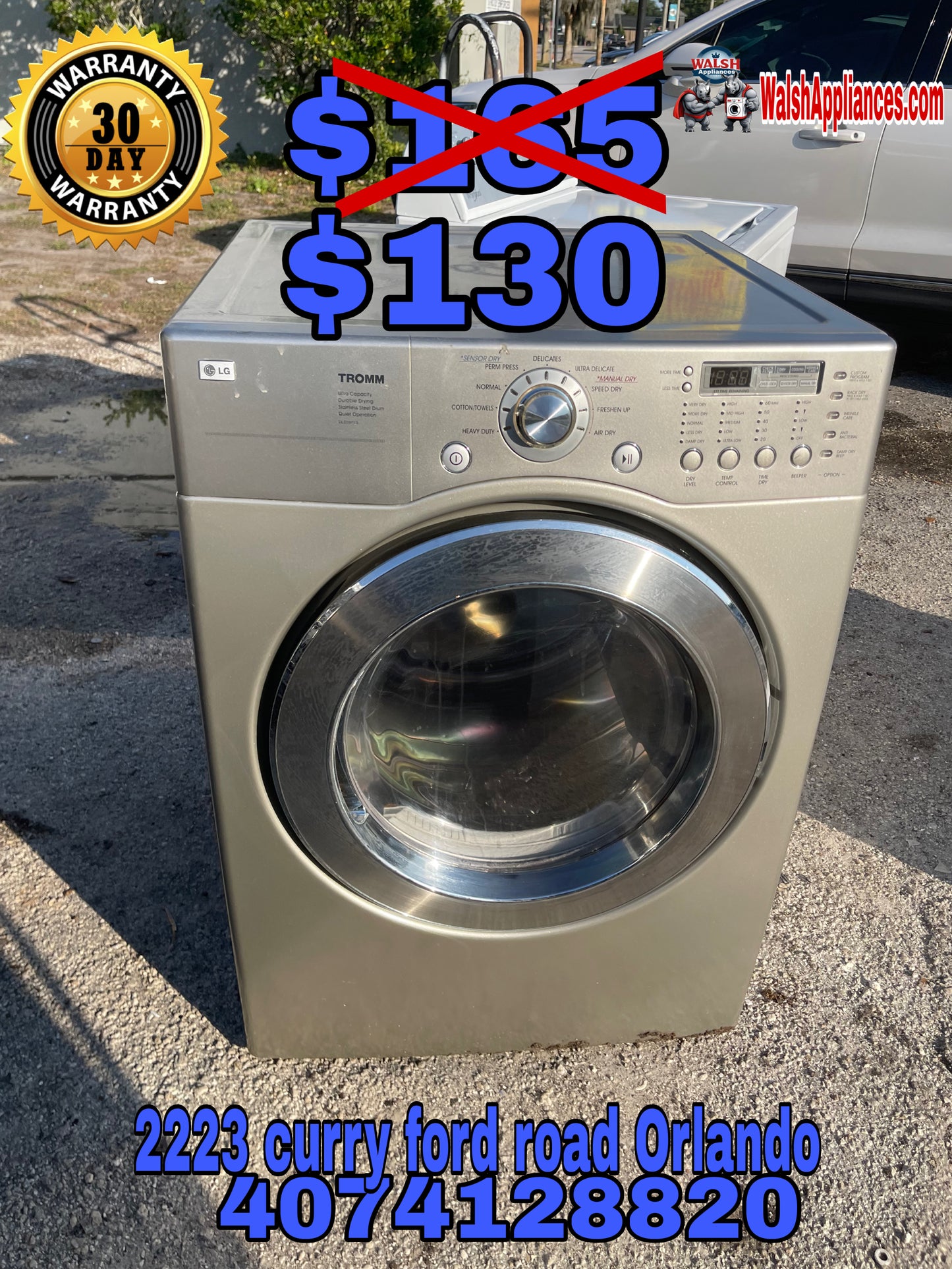 🔥 LG DLE5977S Electric Dryer
	•