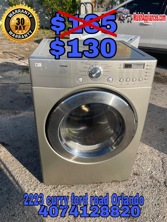 🔥 LG DLE5977S Electric Dryer
	•
