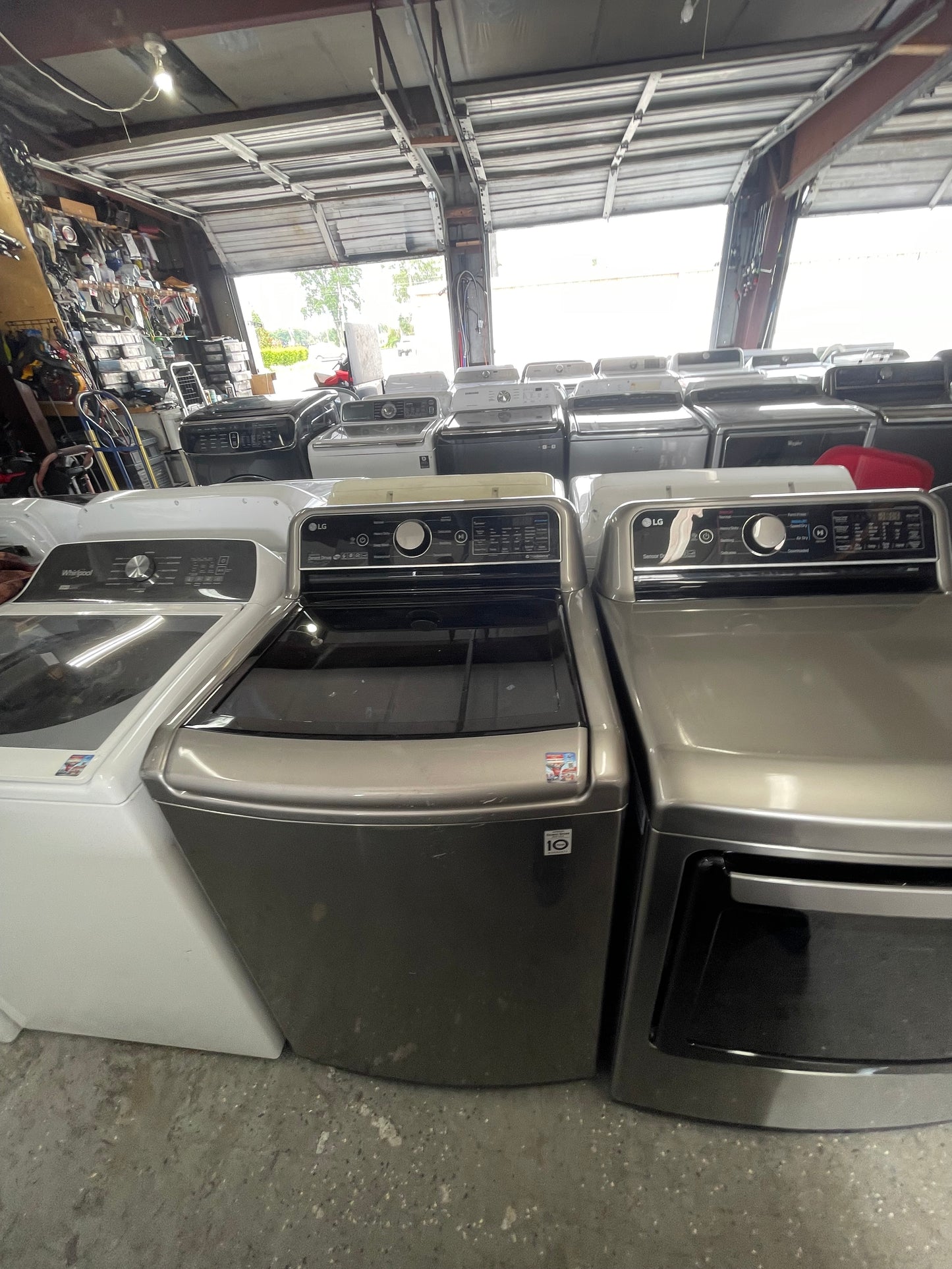 Lg Washer And Electric Dryer Set