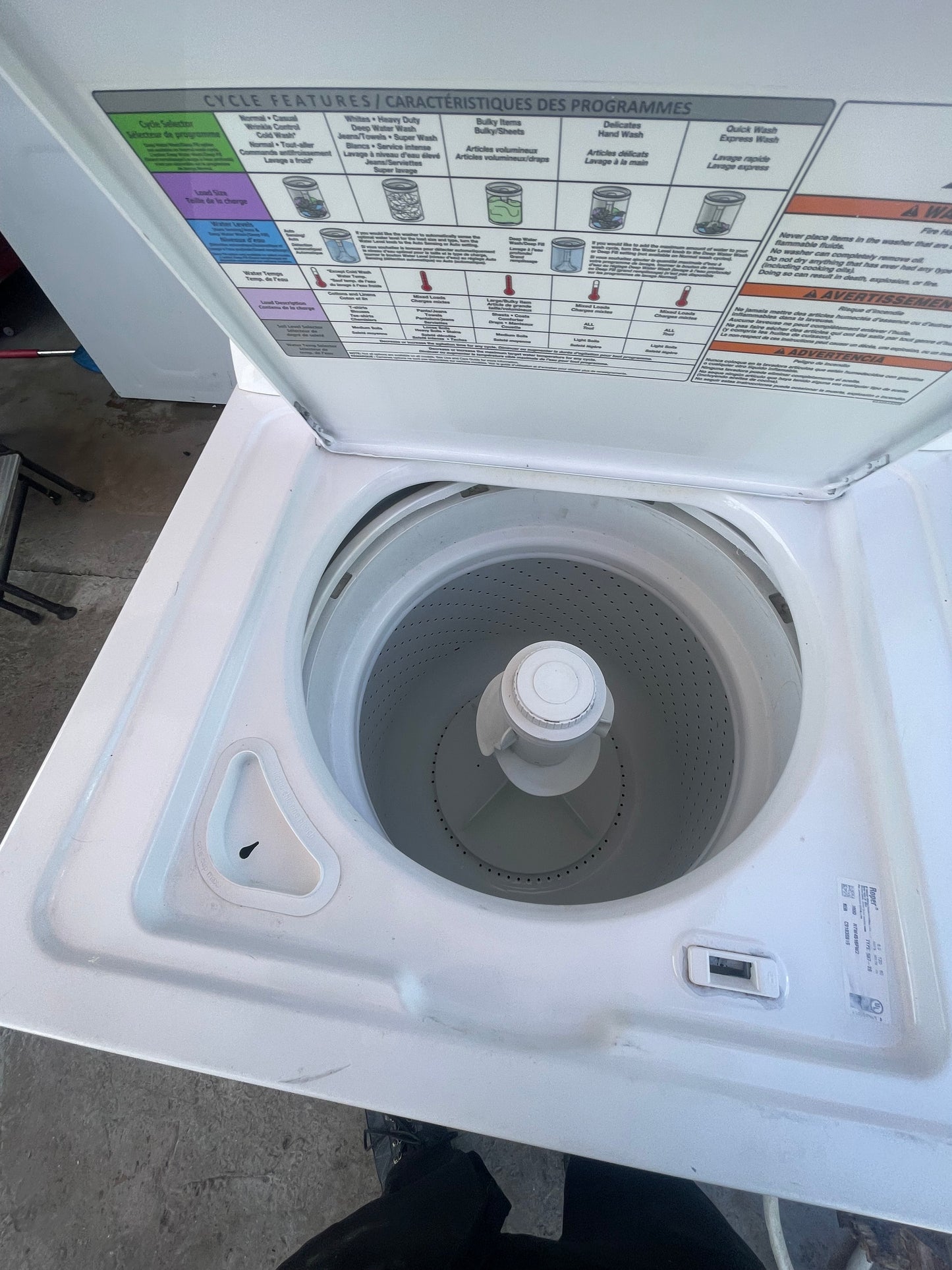 Roper RTW4516FW2 Top-Load Washer