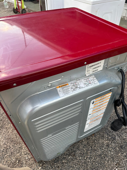 LG DLE7177RM Electric Dryer (Cherry Red)