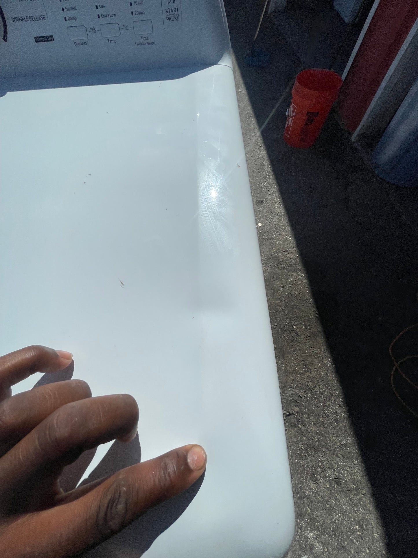 Samsung DVE45T3200W 7.2 Cu. Ft. Electric Dryer – White