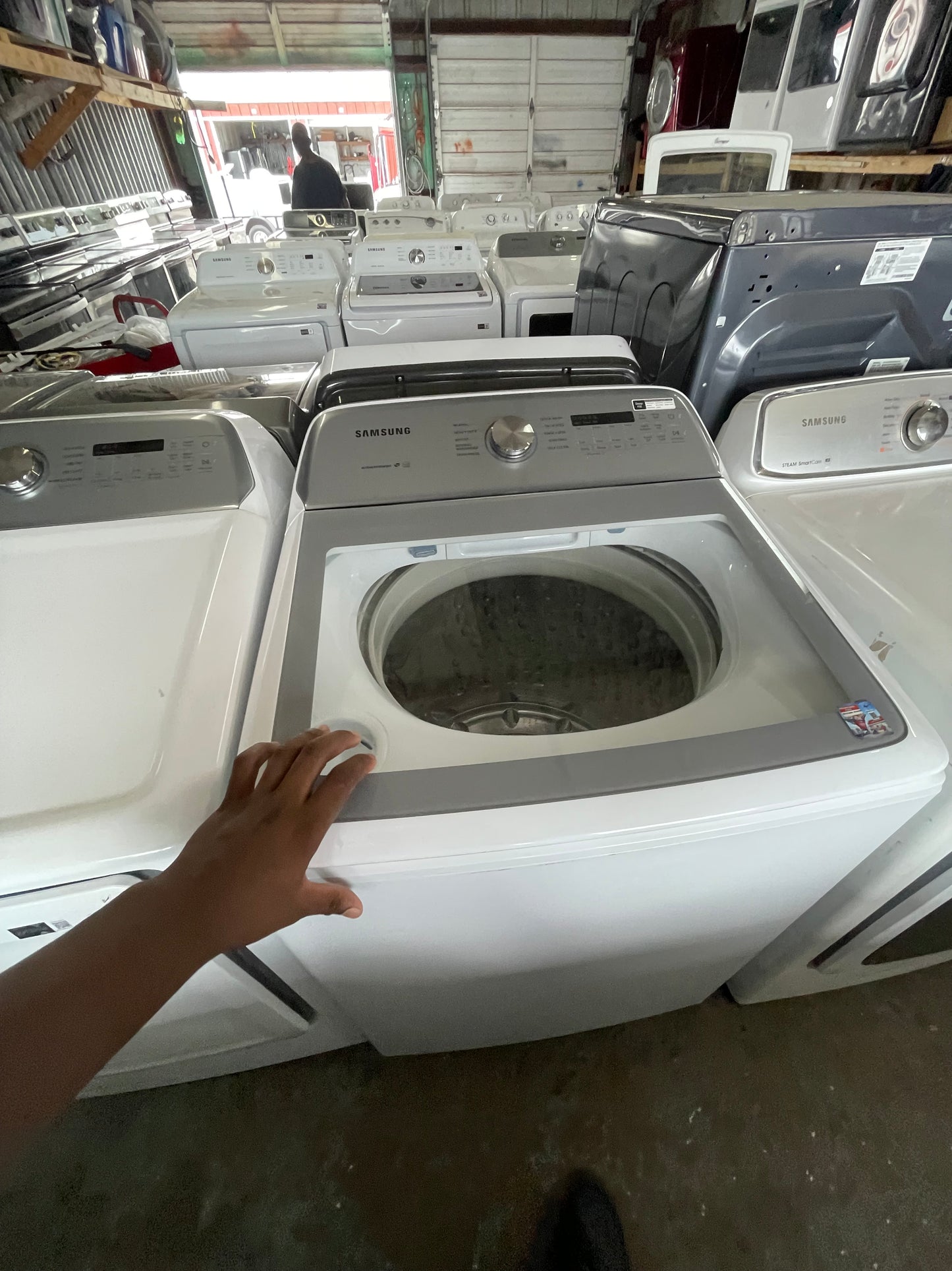 Samsung Washer And Electric Dryer Set