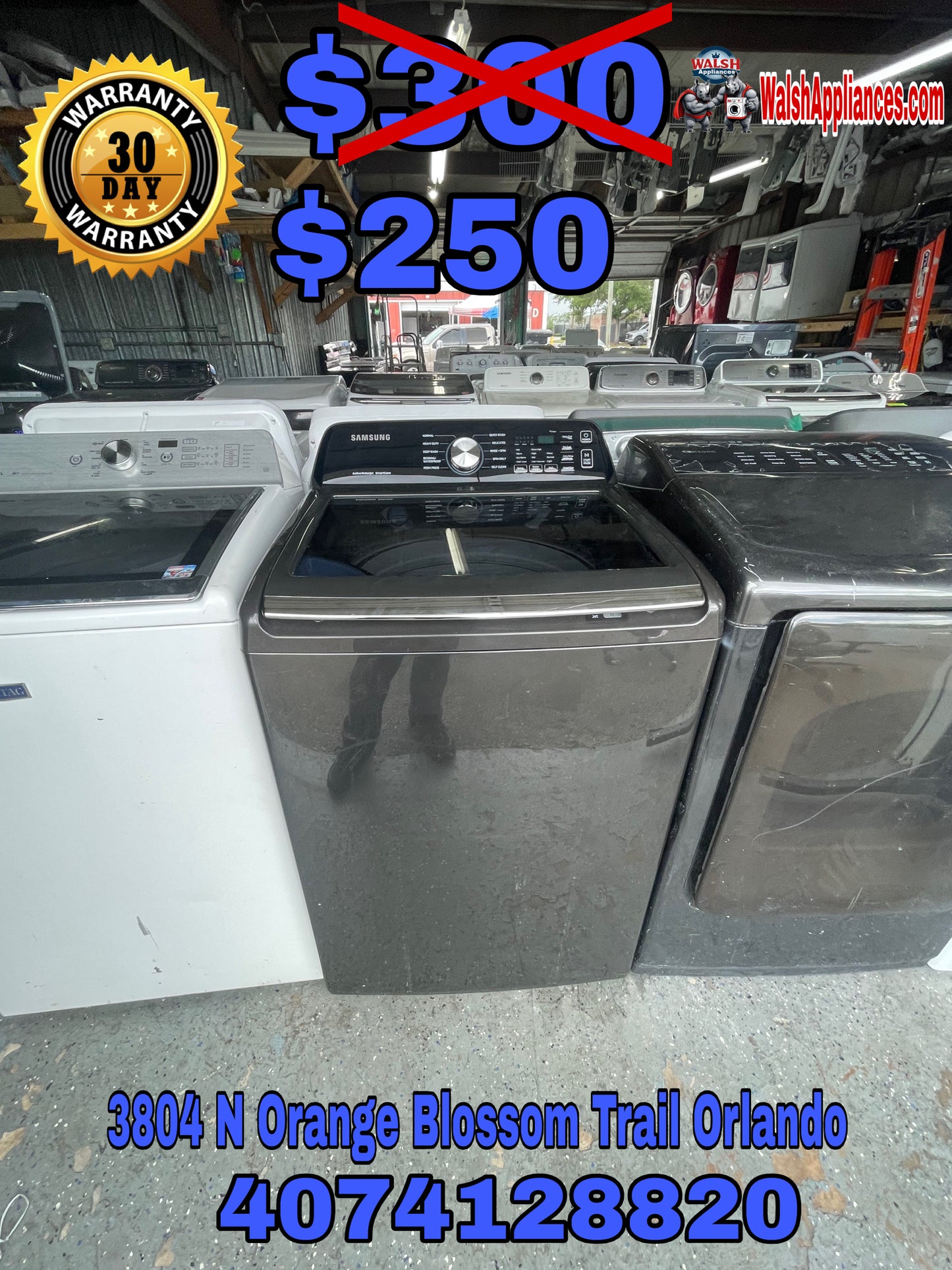 🔥 Samsung WA45T3400AV/A4 4.5 Cu Ft Top Load Washer