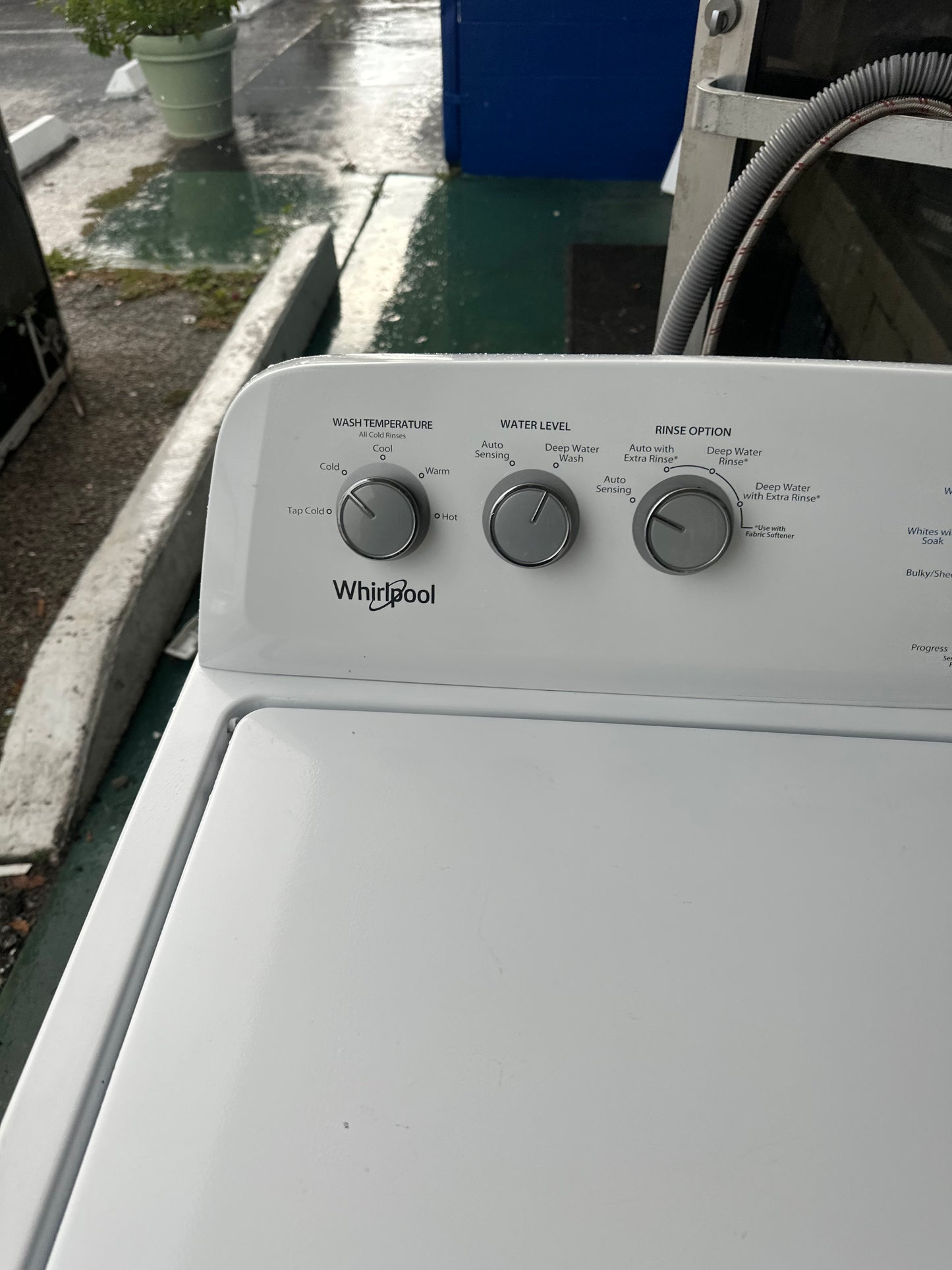 Whirlpool 3.8 cu. ft. Top Load Washer with Deep Water Wash Option