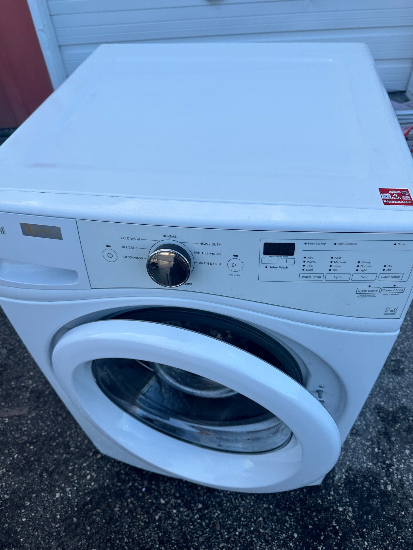 Whirlpool Washer - White - 27 Inch Front Load Washer with Steam Technology