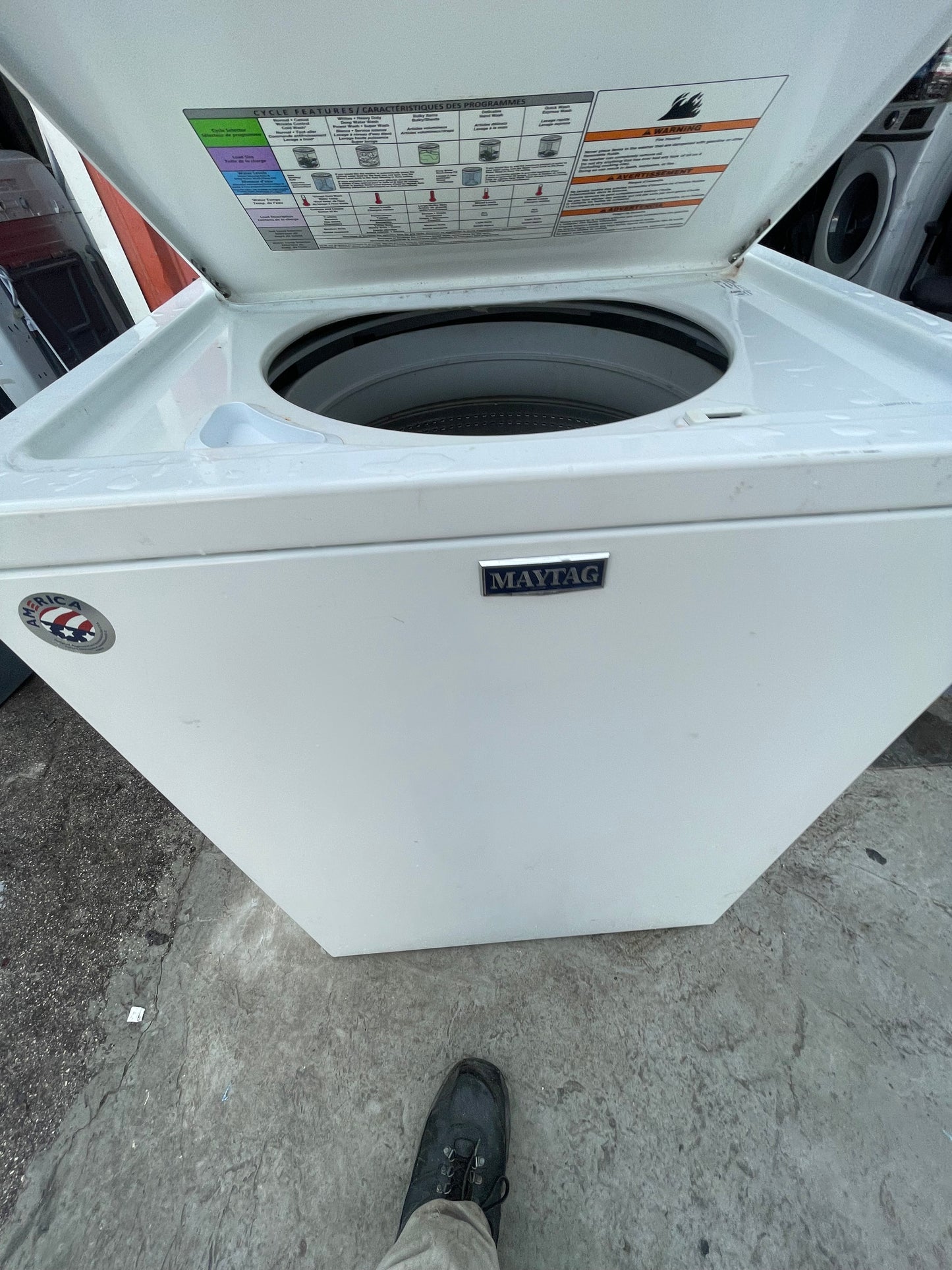 Maytag® 4.2 Cu. Ft. White Top Load Washer