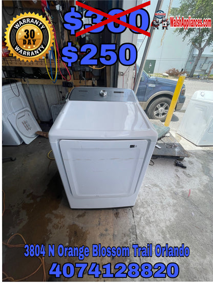 Samsung 7.4 Cu. Ft. White Electric Dryer with Sensor Dry dve50r5200w
