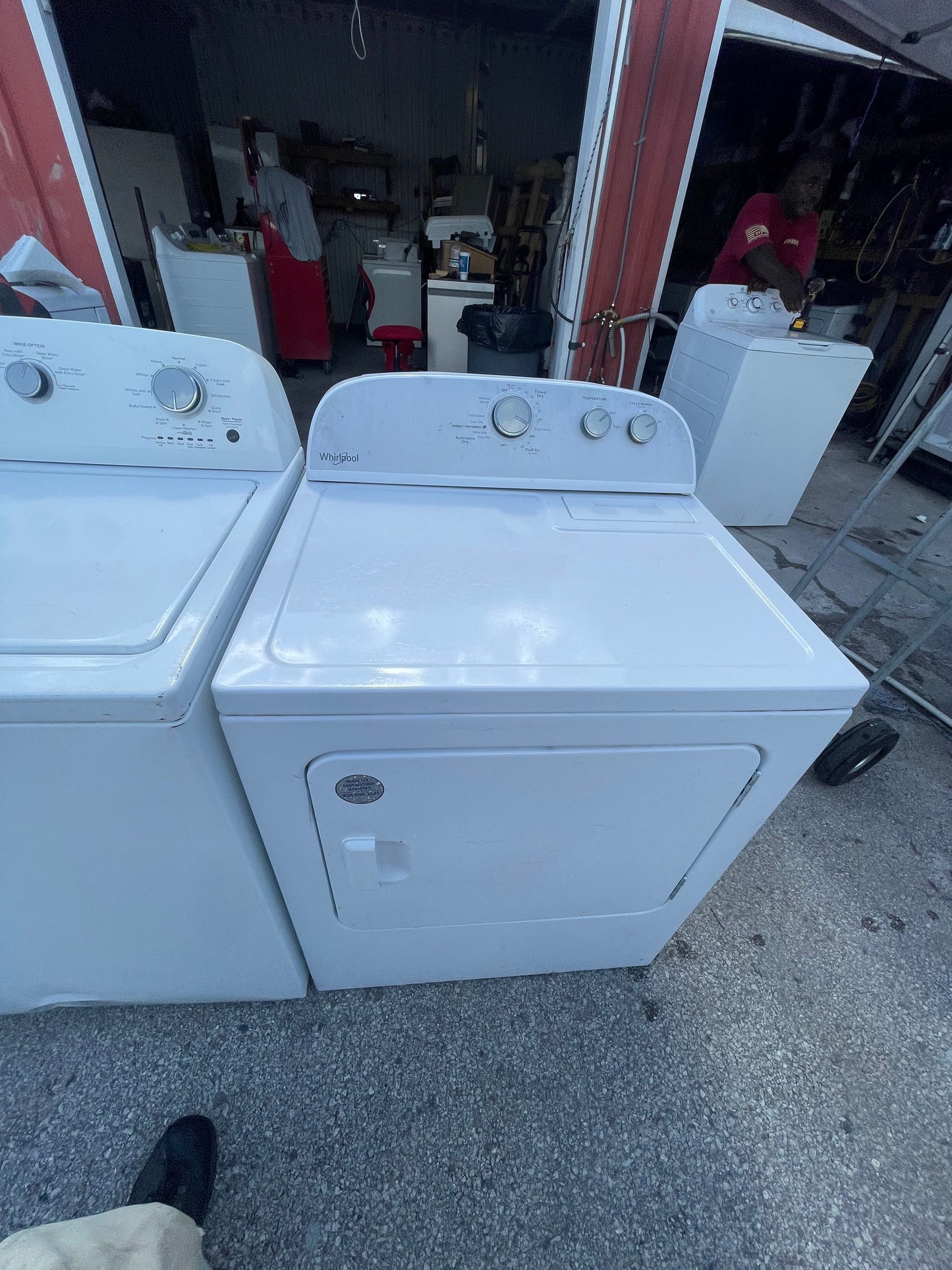 Whirlpool Washer And Electric Dryer Set