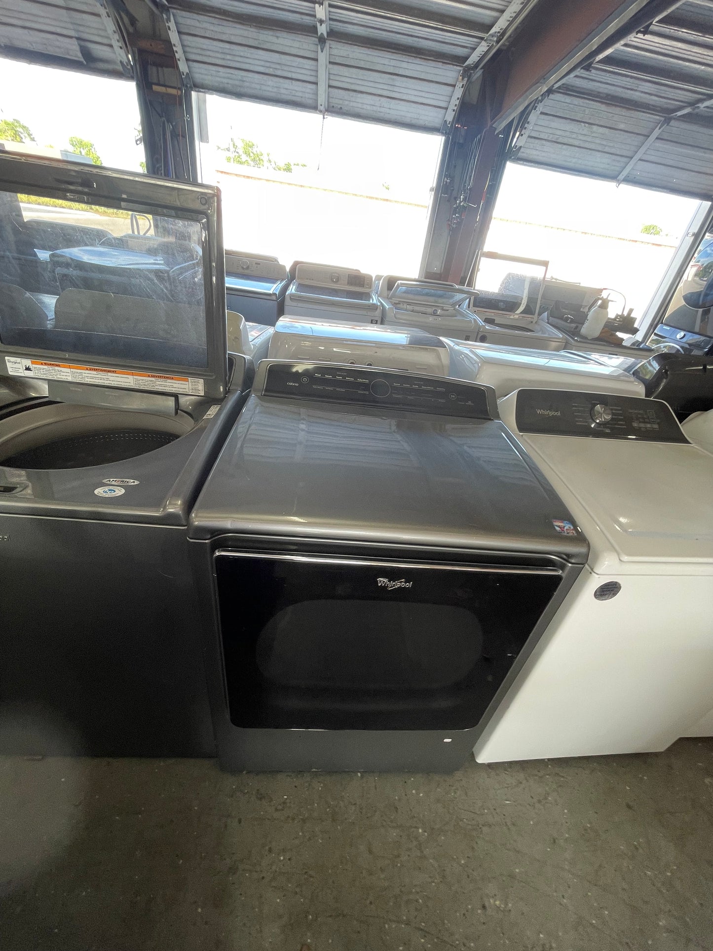 Whirlpool 8.8 cu.ft Top Load HE Electric Dryer with Intuitive Touch Controls, Steam Refresh