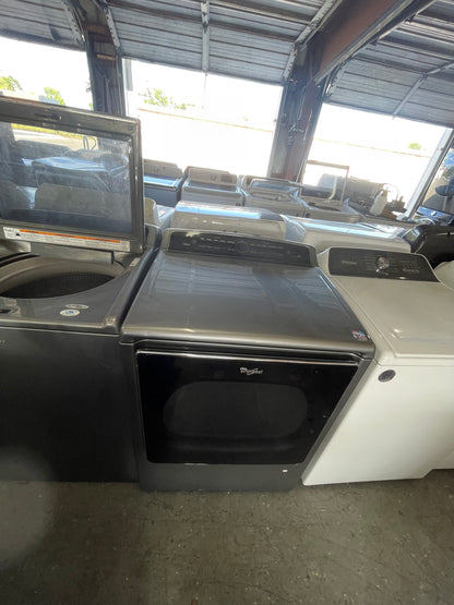 Whirlpool 8.8 cu.ft Top Load HE Electric Dryer with Intuitive Touch Controls, Steam Refresh