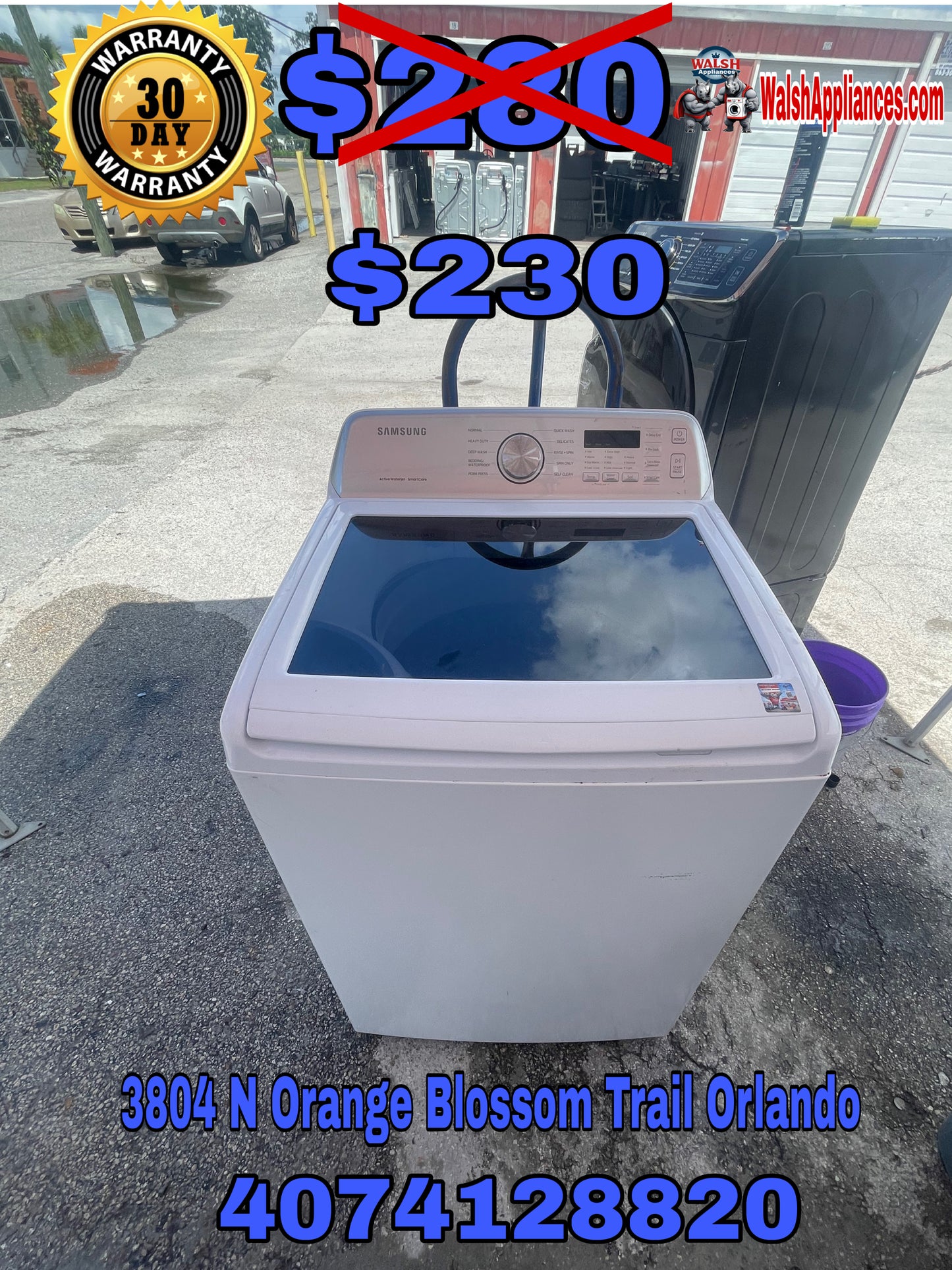 Samsung WA51300AW/A2 Top-Load Washer