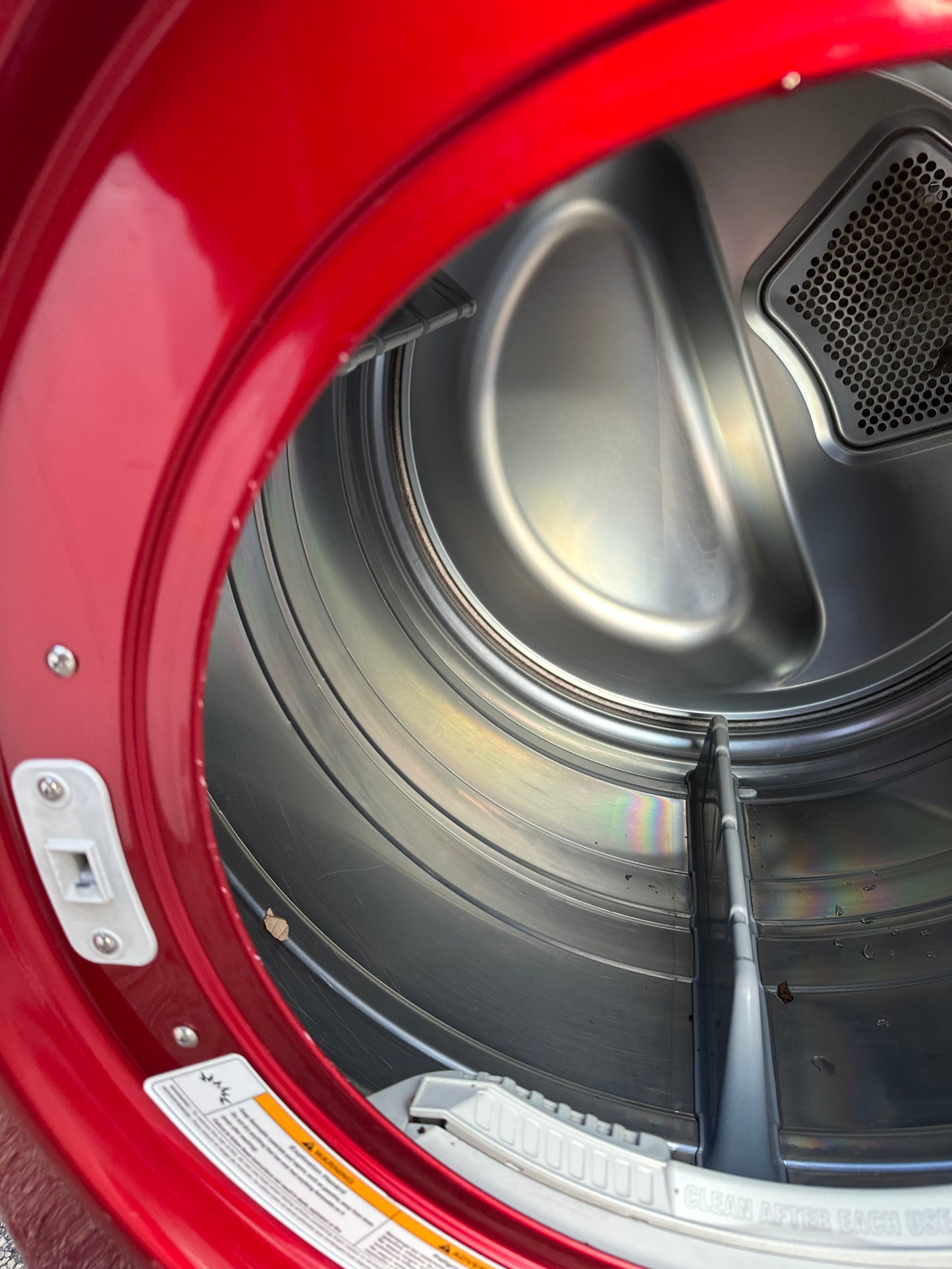 LG DLE7177RM Electric Dryer (Cherry Red)