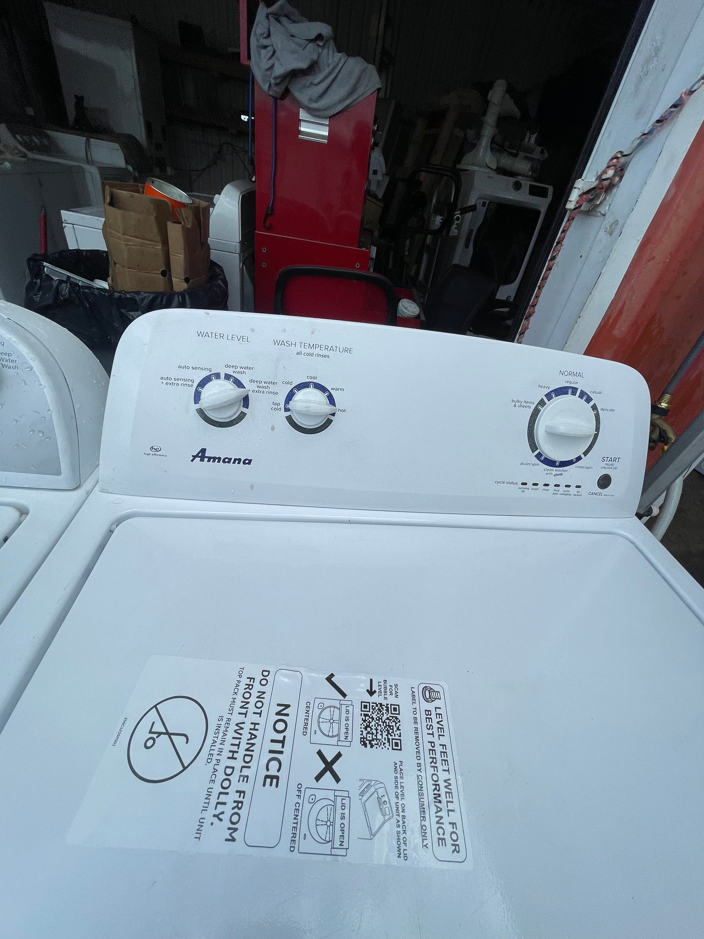 Amana washer