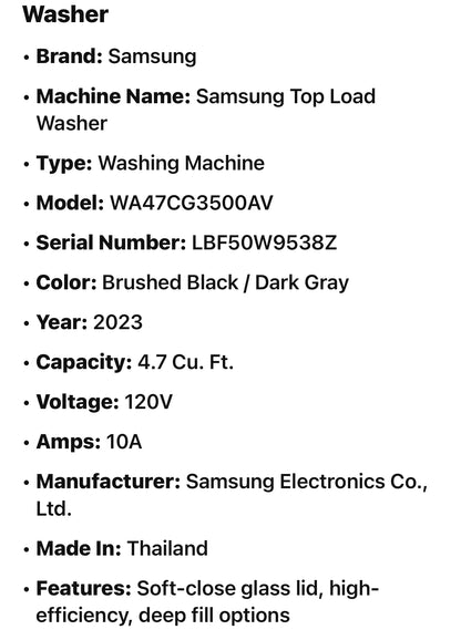 Samsung Active WaterJet High Efficiency Impeller Large ( 4.7-cu ft ) Top-Load Washer ( Brushed Black )