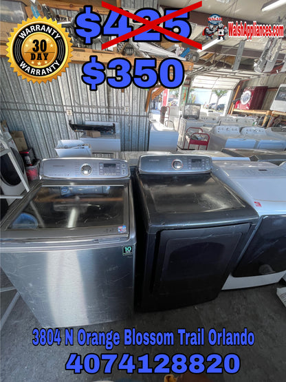 Samsung Washer And Electric Dryer Set
