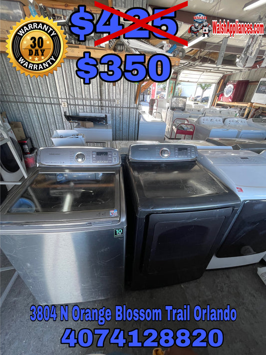 Samsung Washer And Electric Dryer Set