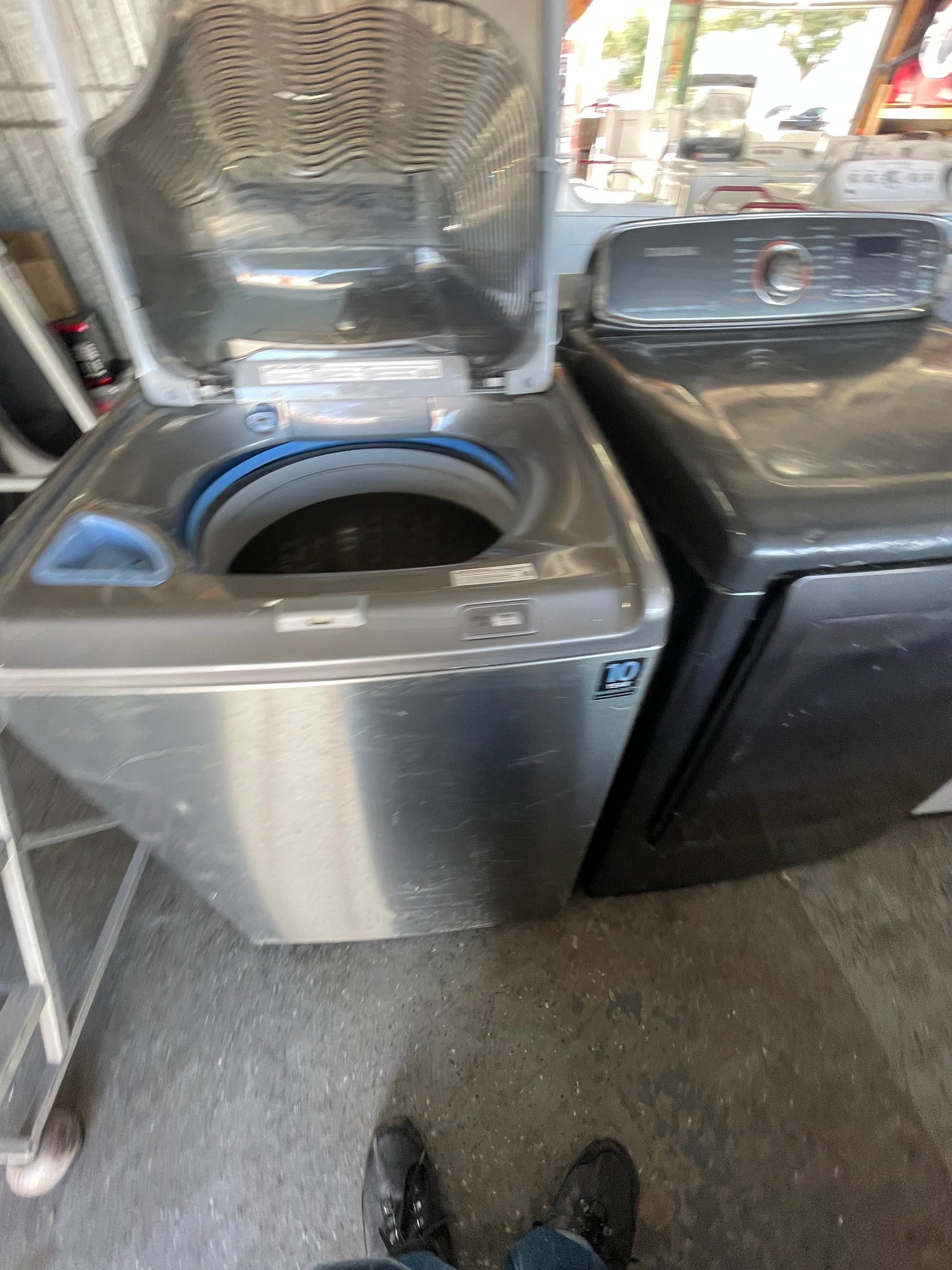 Samsung Washer And Electric Dryer Set
