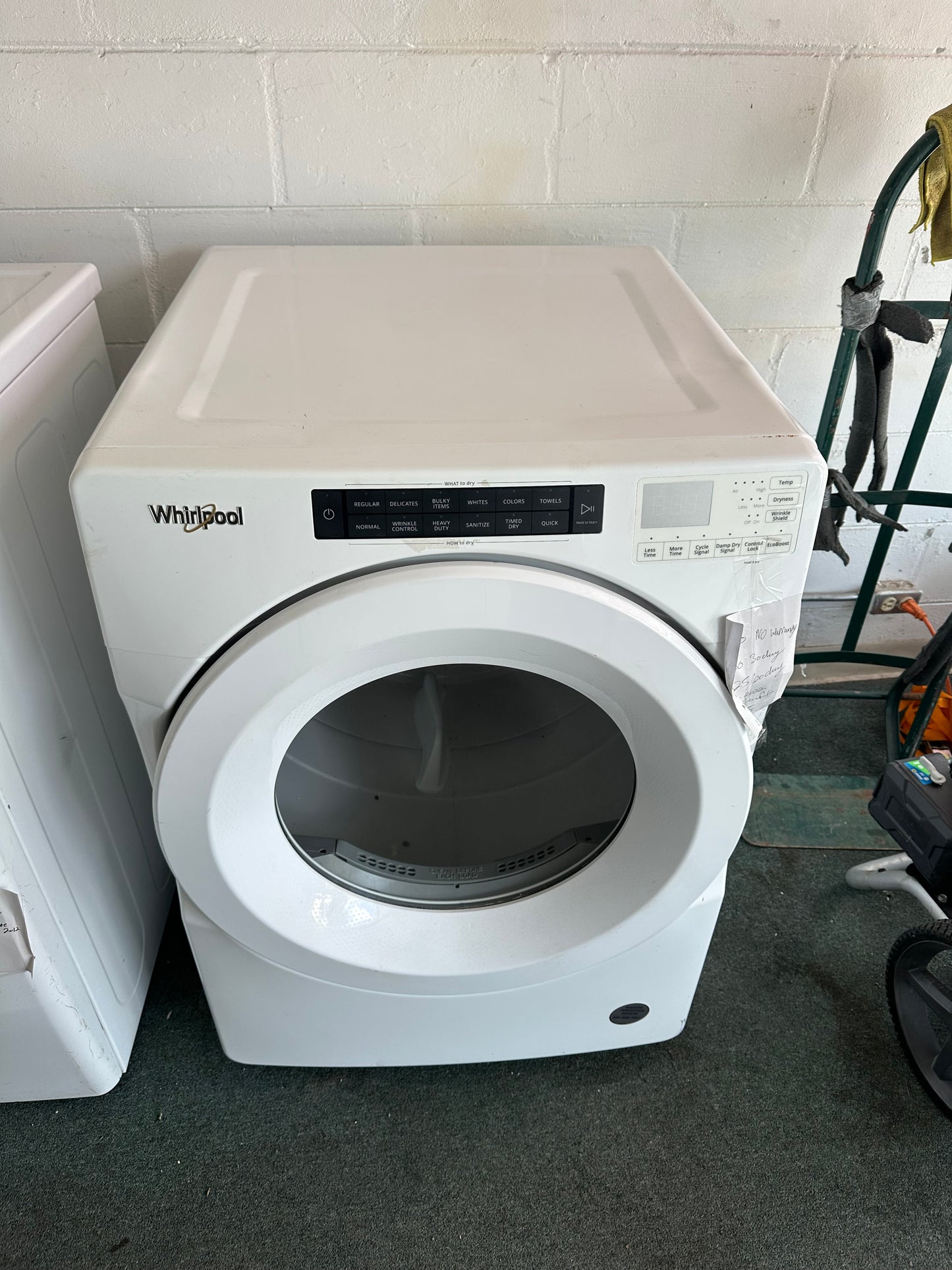 Whirlpool 7.4 cu. ft. Front Load Electric Dryer with Intuitive Touch Controls