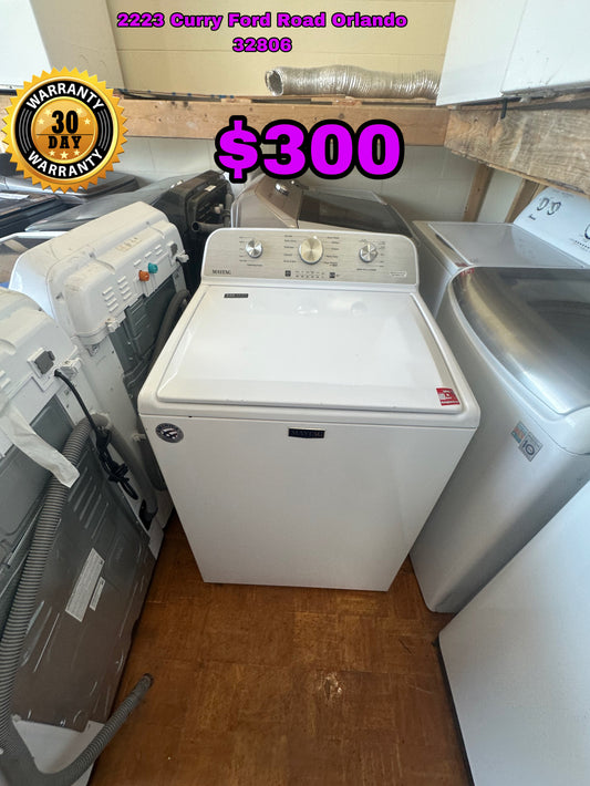 Maytag Washer - White - 28 Inch Top Load Smart Washer with 4.5 Cu. Ft. Capacity