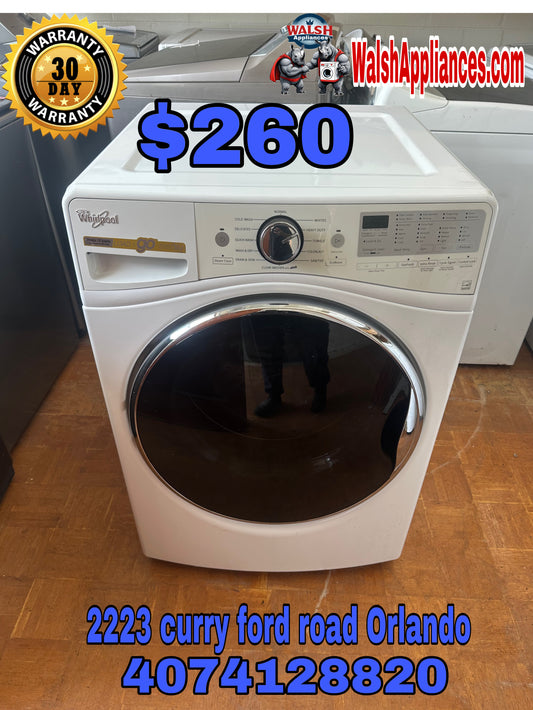 Whirlpool 4.5 cu ft Front‑Load Washer with Load & Go