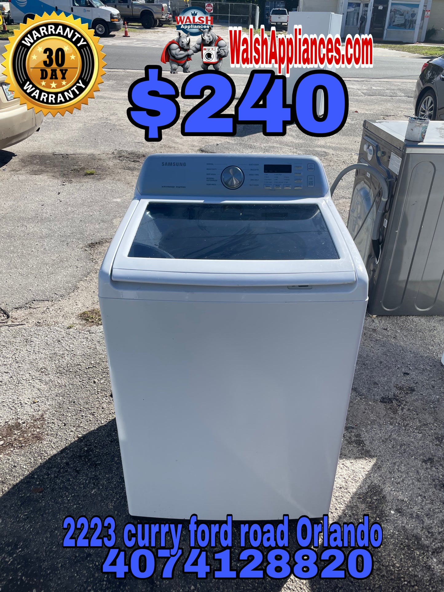 Samsung 4.5 cu. ft. White Top-Load Washer