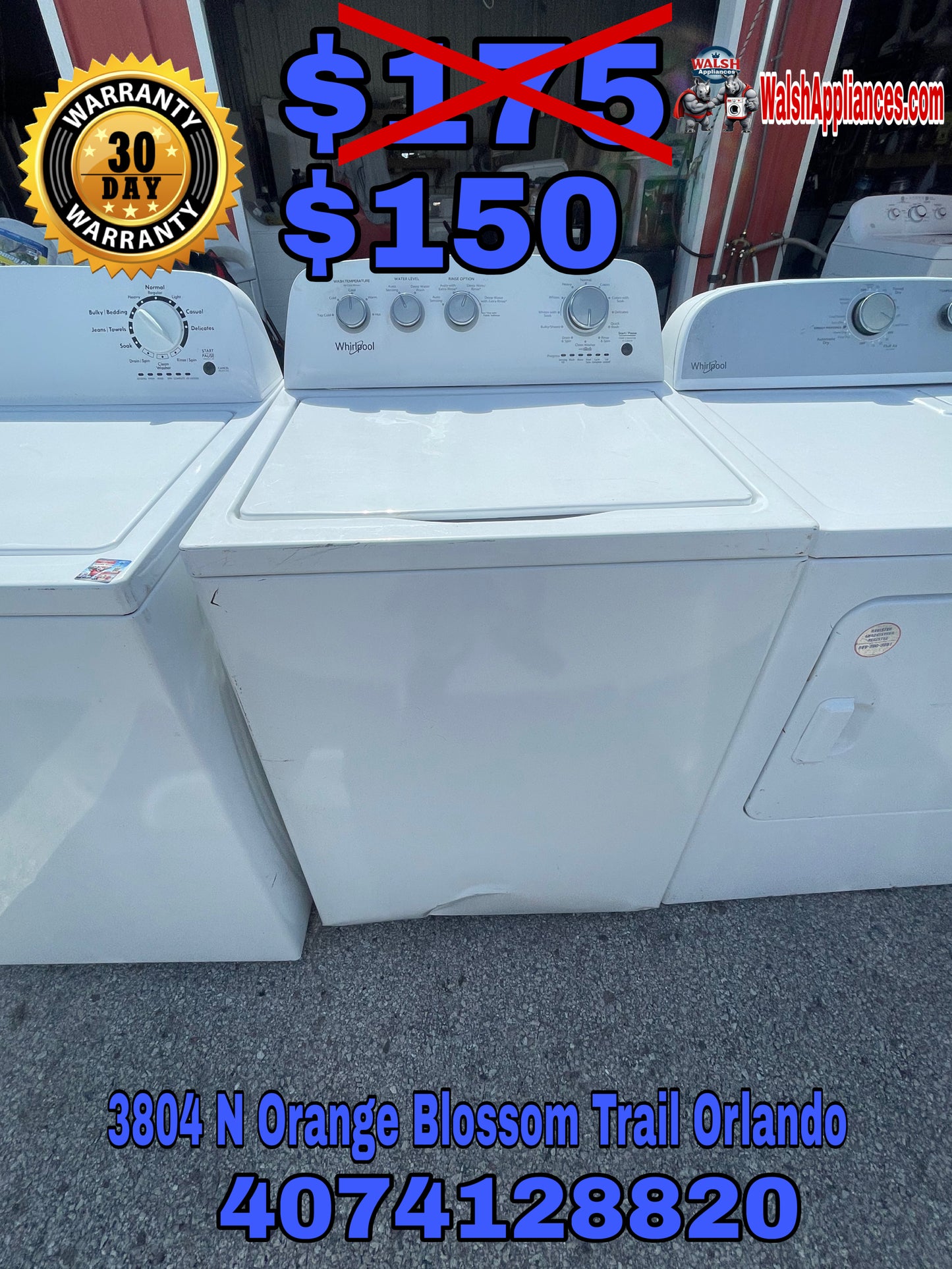 Whirlpool  WTW4855HW
28 Inch Top Load Washer with 3.8 Cu. Ft. Capacity, Water Level Selection, Two-Way Wash Action Agitator, Stainless Steel Wash Basket, Late Lid Lock, 12 Wash Cycles, Quick Wash, Soaking Cycles, and Clean Washer with Affresh® Cycle
