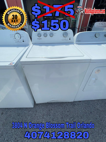 Whirlpool  WTW4855HW
28 Inch Top Load Washer with 3.8 Cu. Ft. Capacity, Water Level Selection, Two-Way Wash Action Agitator, Stainless Steel Wash Basket, Late Lid Lock, 12 Wash Cycles, Quick Wash, Soaking Cycles, and Clean Washer with Affresh® Cycle