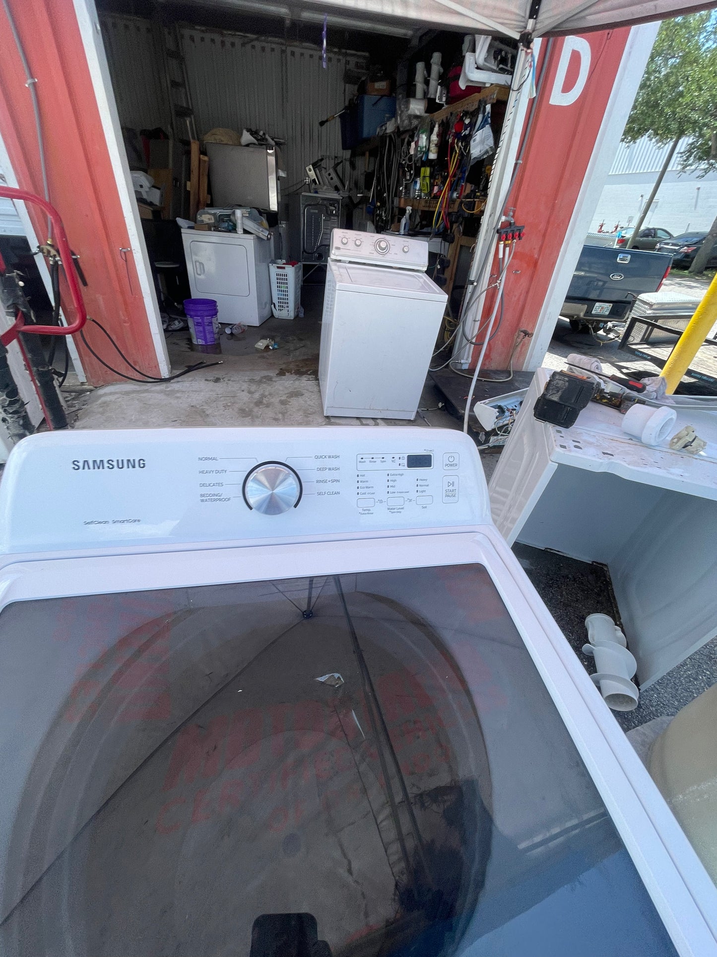 Samsung Washer And Electric Dryer Set