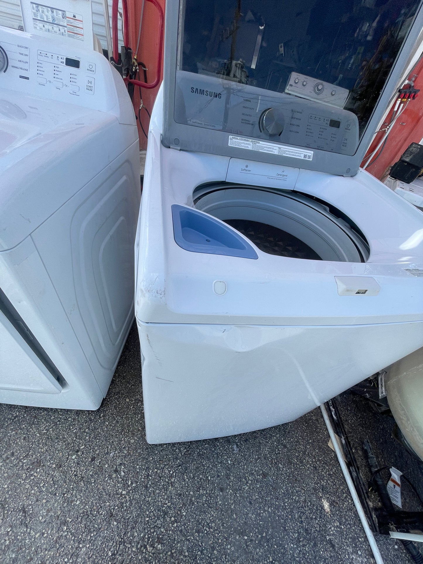 Samsung Washer And Electric Dryer Set