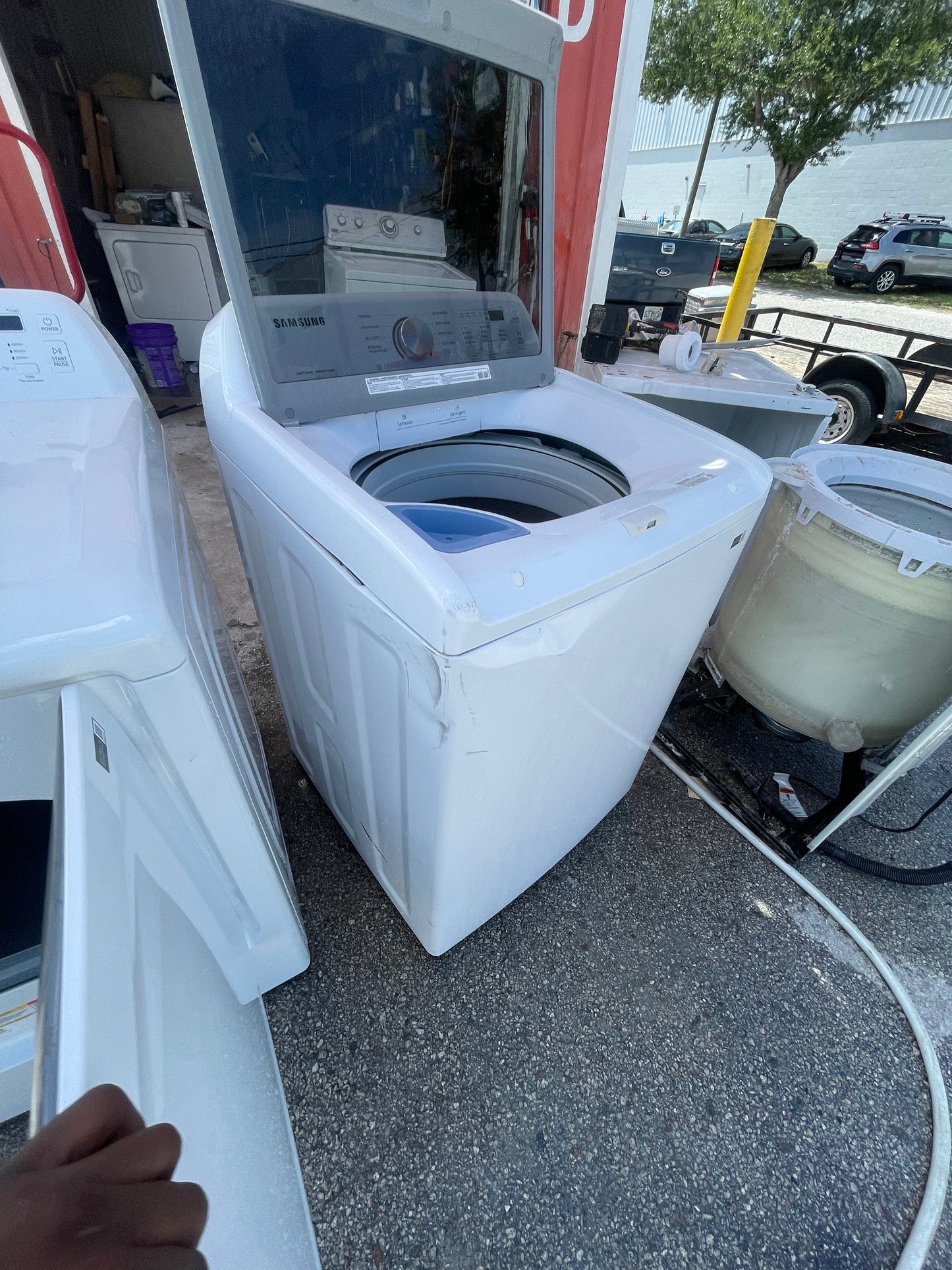 Samsung Washer And Electric Dryer Set