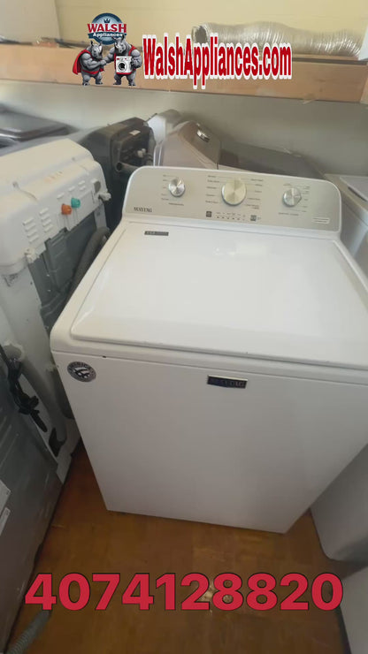 Maytag Washer - White - 28 Inch Top Load Smart Washer with 4.5 Cu. Ft. Capacity