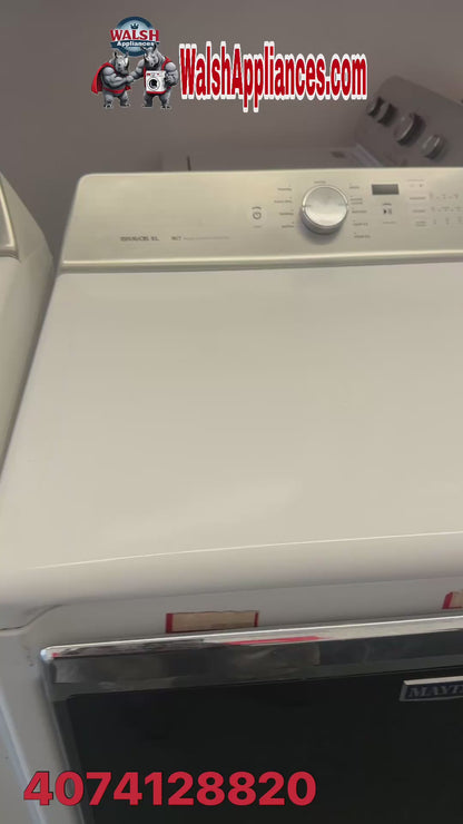 Maytag 8.8 cu. ft. Electric Dryer with PowerDry & Advanced Moisture Sensing