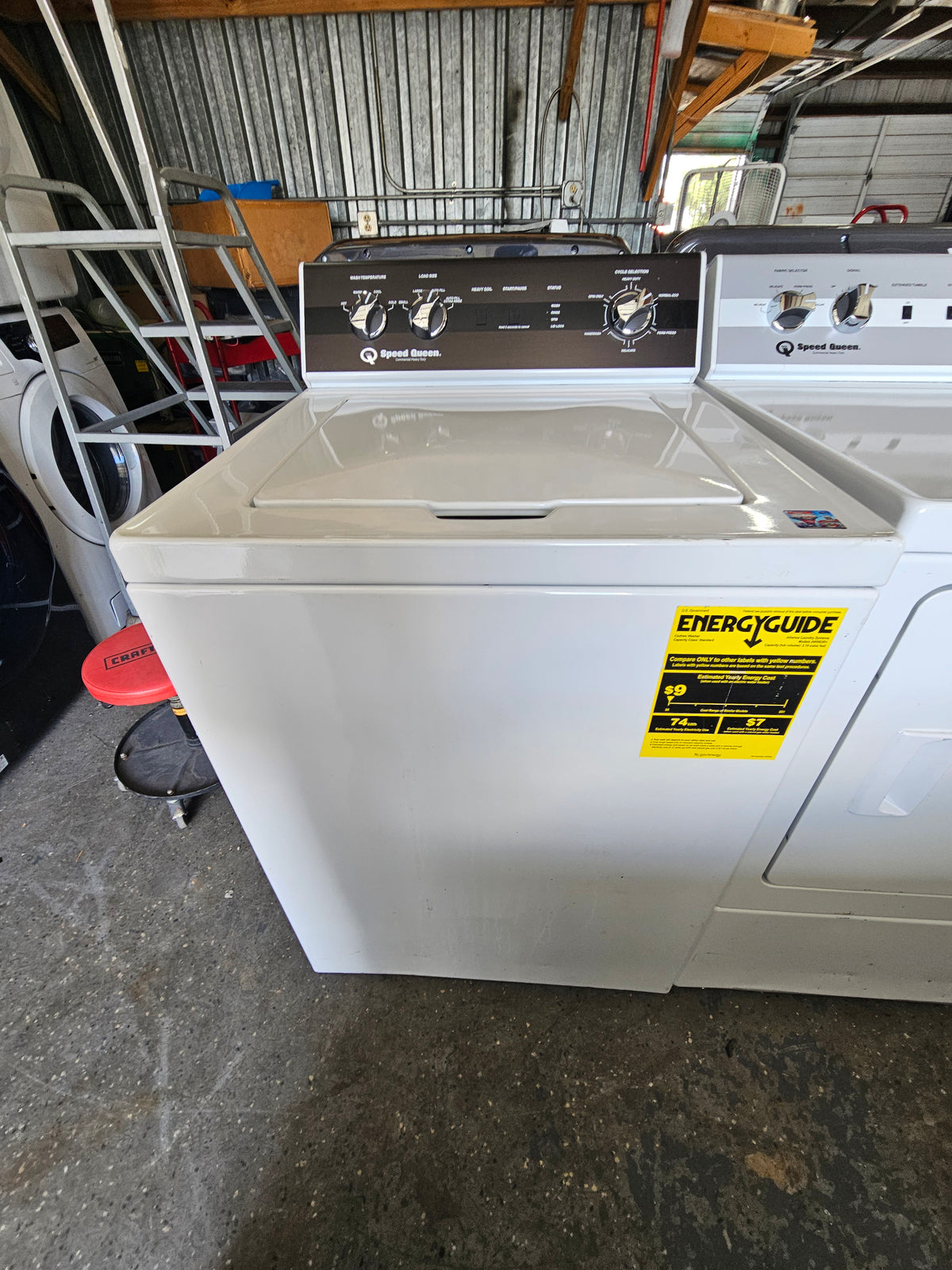 Speed Queen Washer And Electric Dryer Set