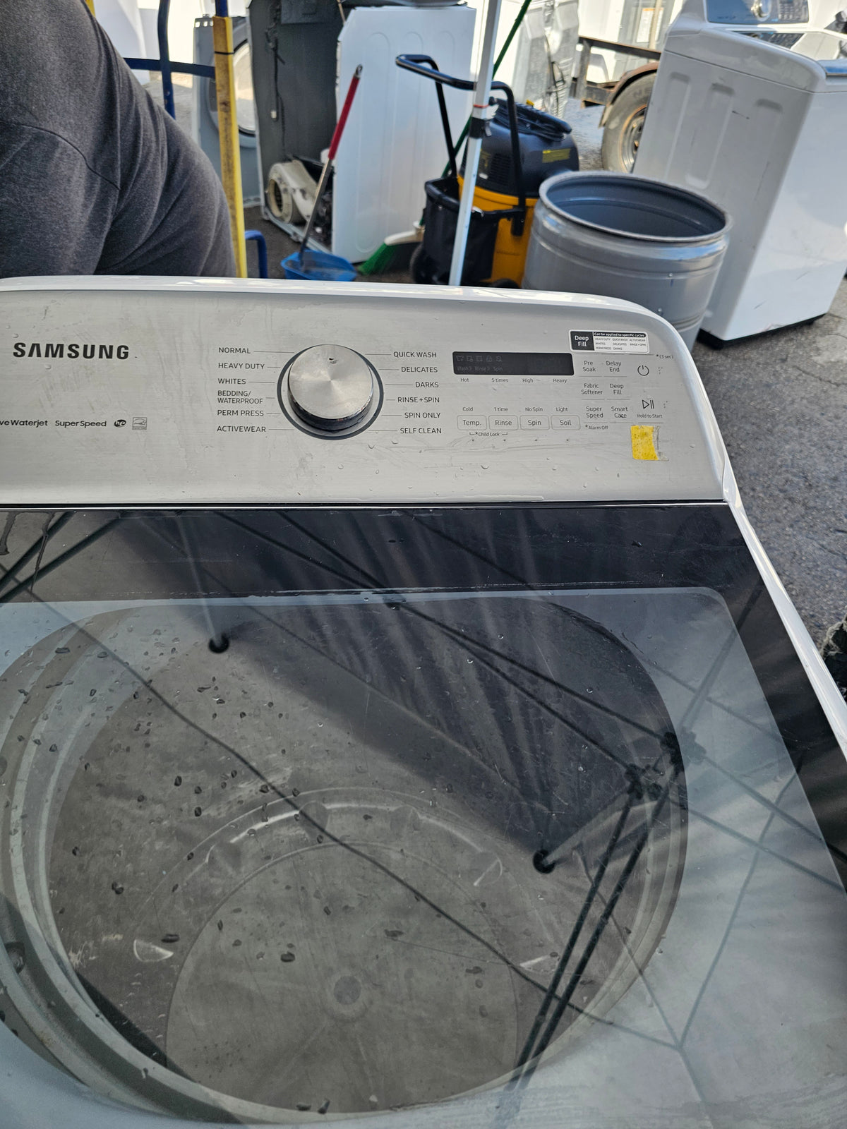 Samsung 5.0 Cu. Ft. High-Efficiency Top Load Washer with Active WaterJet