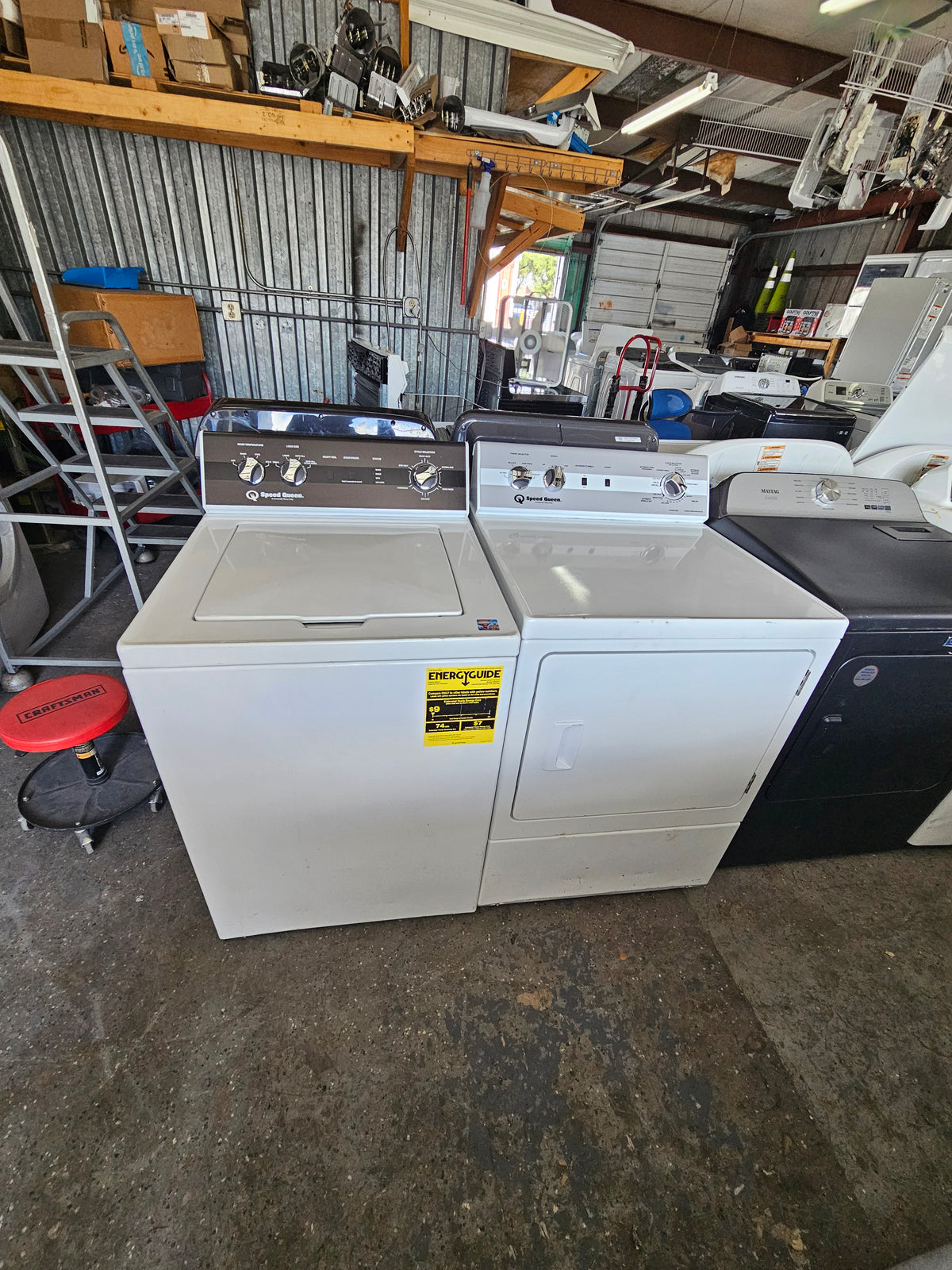 Speed Queen Washer And Electric Dryer Set